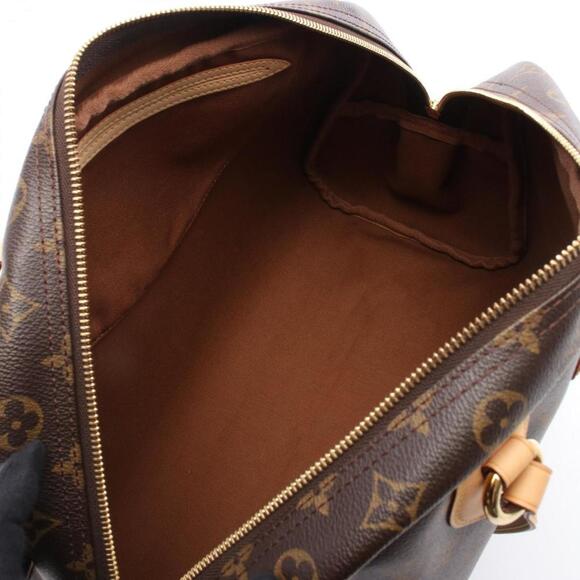 LOUIS VUITTON Brown Monogram Leather Shoulder Bag - Picture 3 of 9